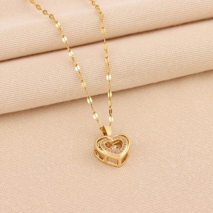 Collier Double Chaîne Love