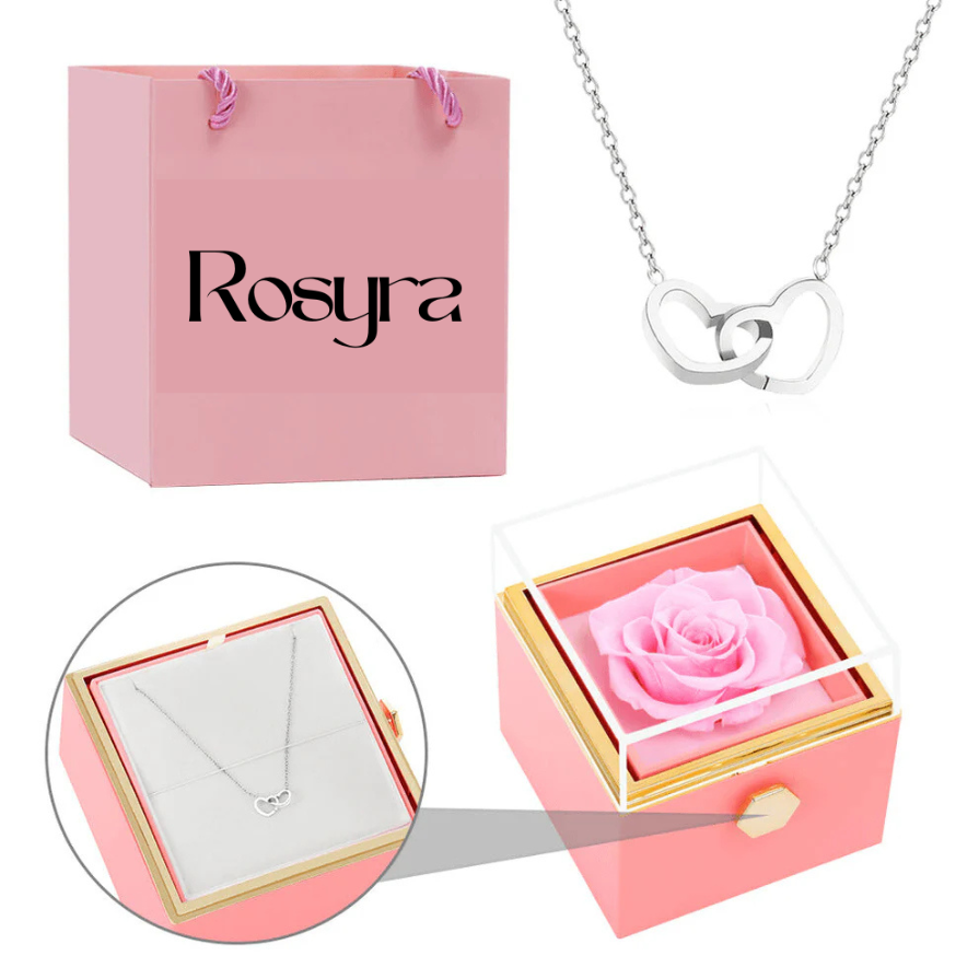 Coffret Rose Éternelle Rotatif