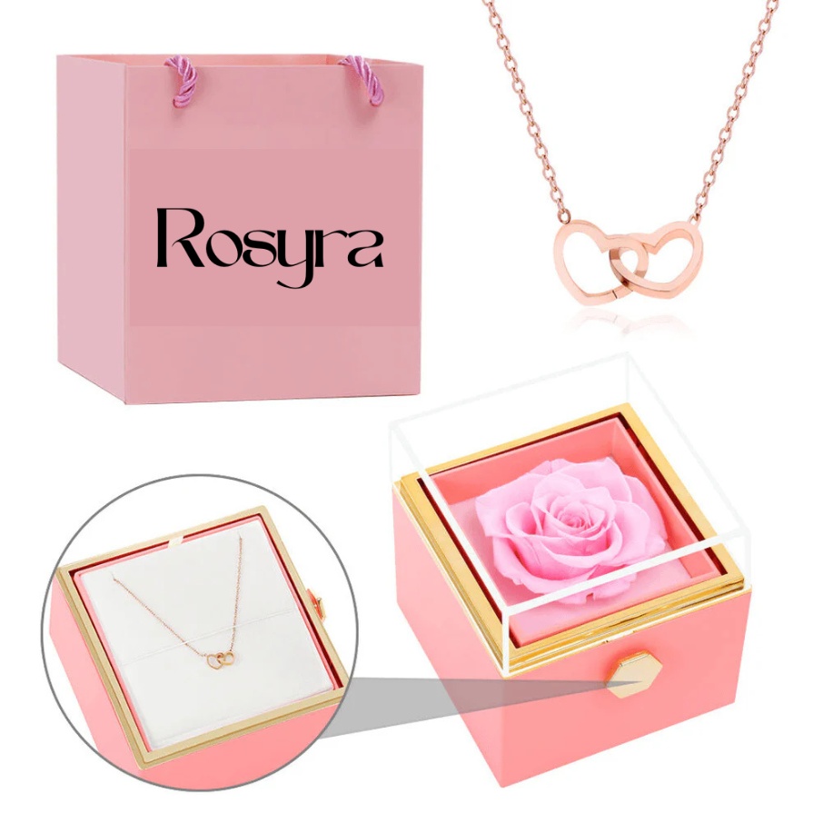 Coffret Rose Éternelle Rotatif