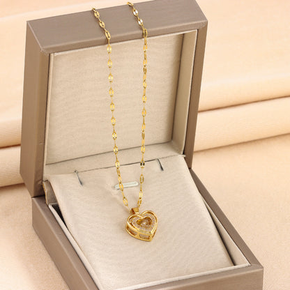Collier Double Chaîne Love